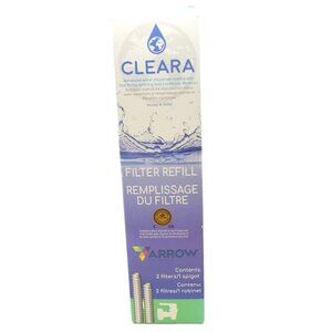 Arrow Home Cleara Water Filter System 2 Filters 1 Spigot H2O Refill New Sealed